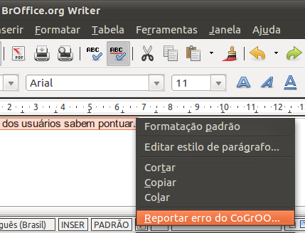 Menu contexto